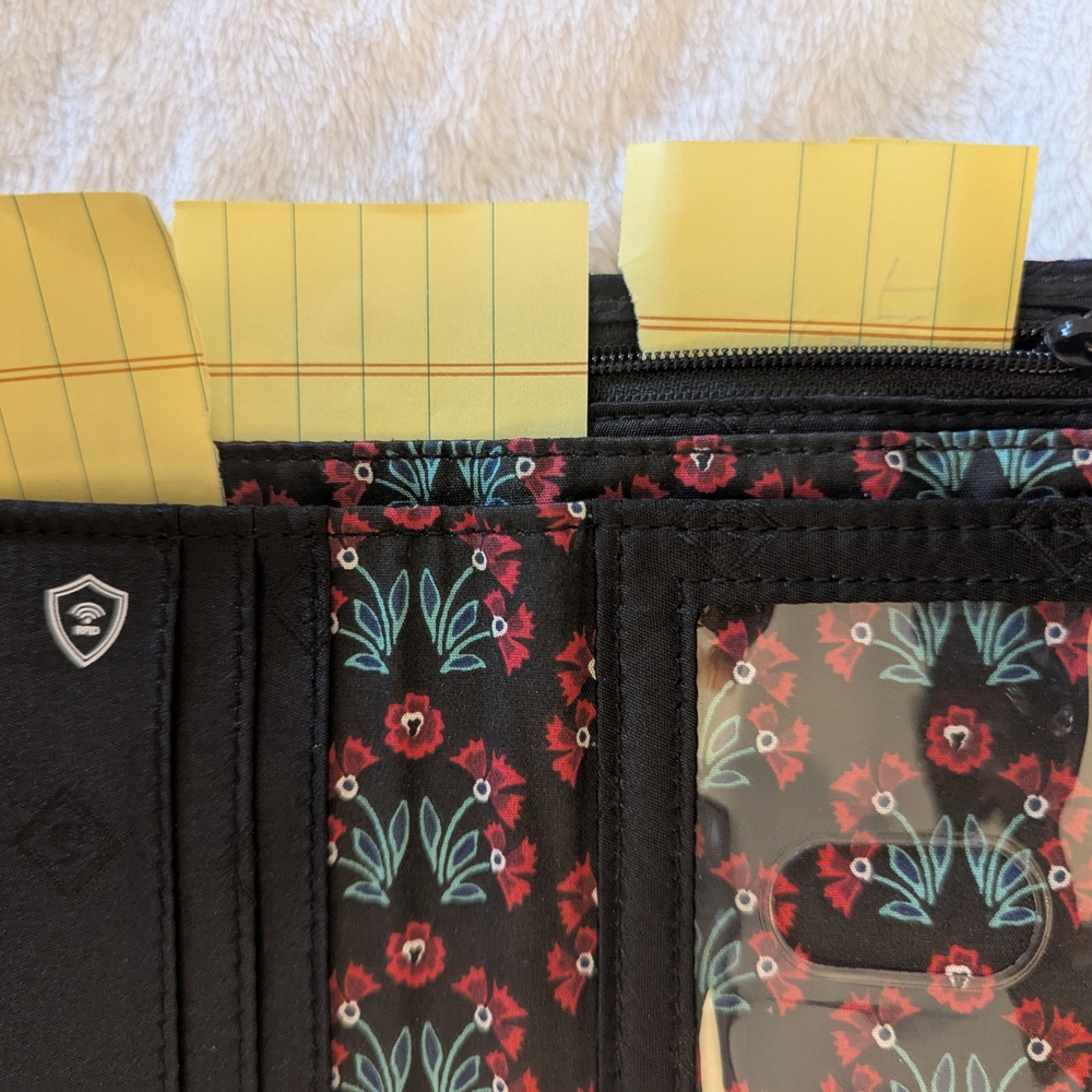 Vera Bradley Enchantment Riley RFID Wallet - Picture 5 of 5